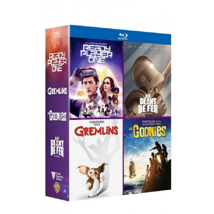 Le Goonies, Il Gigante Di Fer, Gremlins E Ready Player One Cofanetto Blu Nuova
