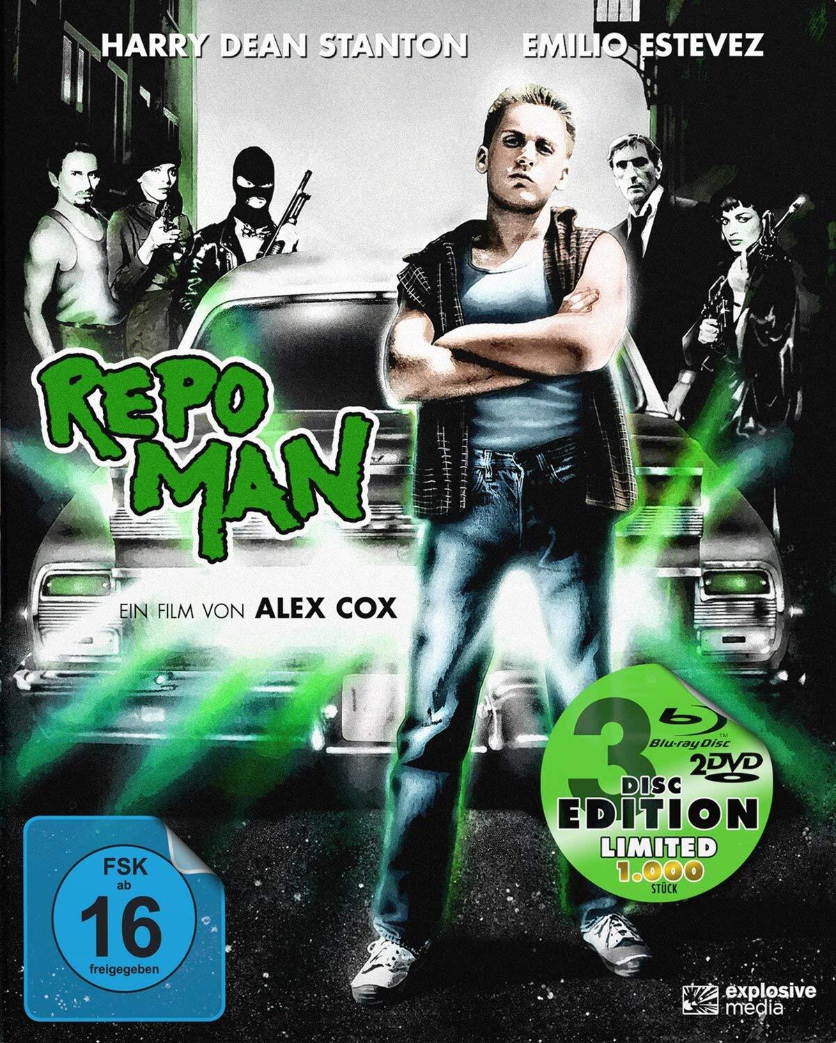 Repo Man (Criterion Collection) (Blu-ray) Harry Dean Stanton Emilio Estevez