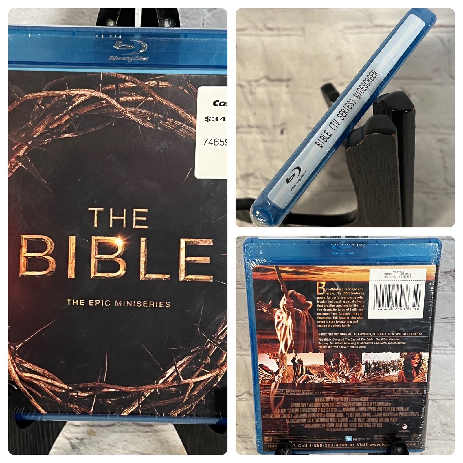 The Bibbia The Epica Miniseries Blu-Ray DVD Nuovo Sigillato