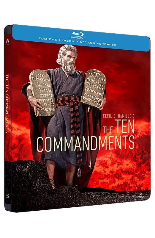 I DIECI COMANDAMENTI - 25 ANNIVERSARIO - STEELBOOK – ITA – ENG – 2 BLU-RAY