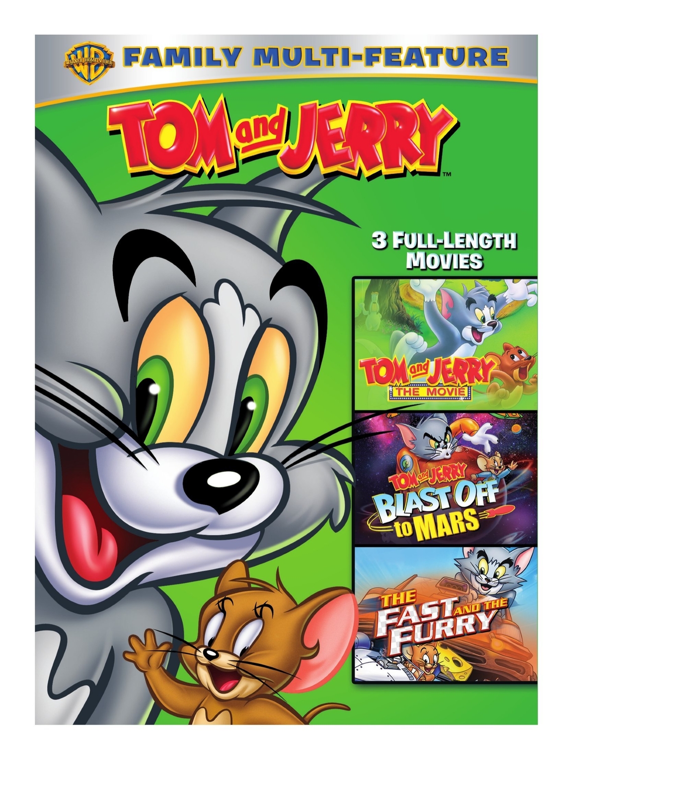Tom and Jerry Movies 3-Pack (Repackage/DVD) (DVD) Various