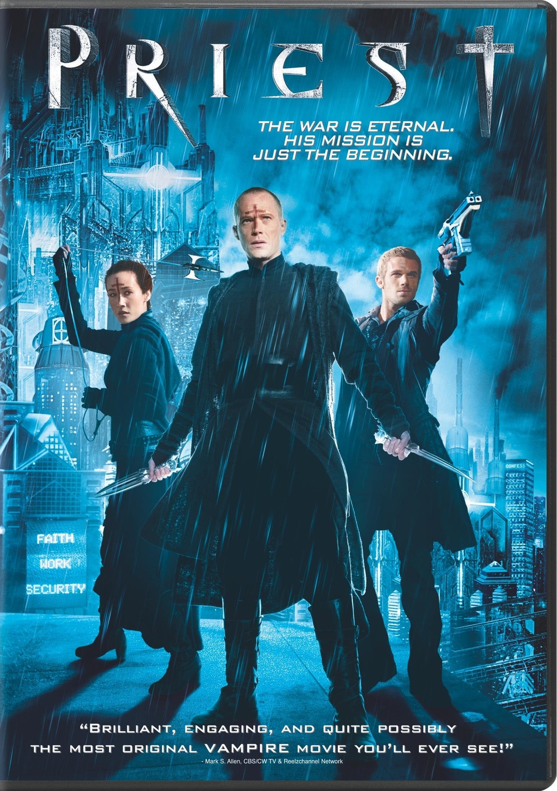 Priest (Rated Version) (DVD) Paul Bettany Cam Gigandet Maggie Q