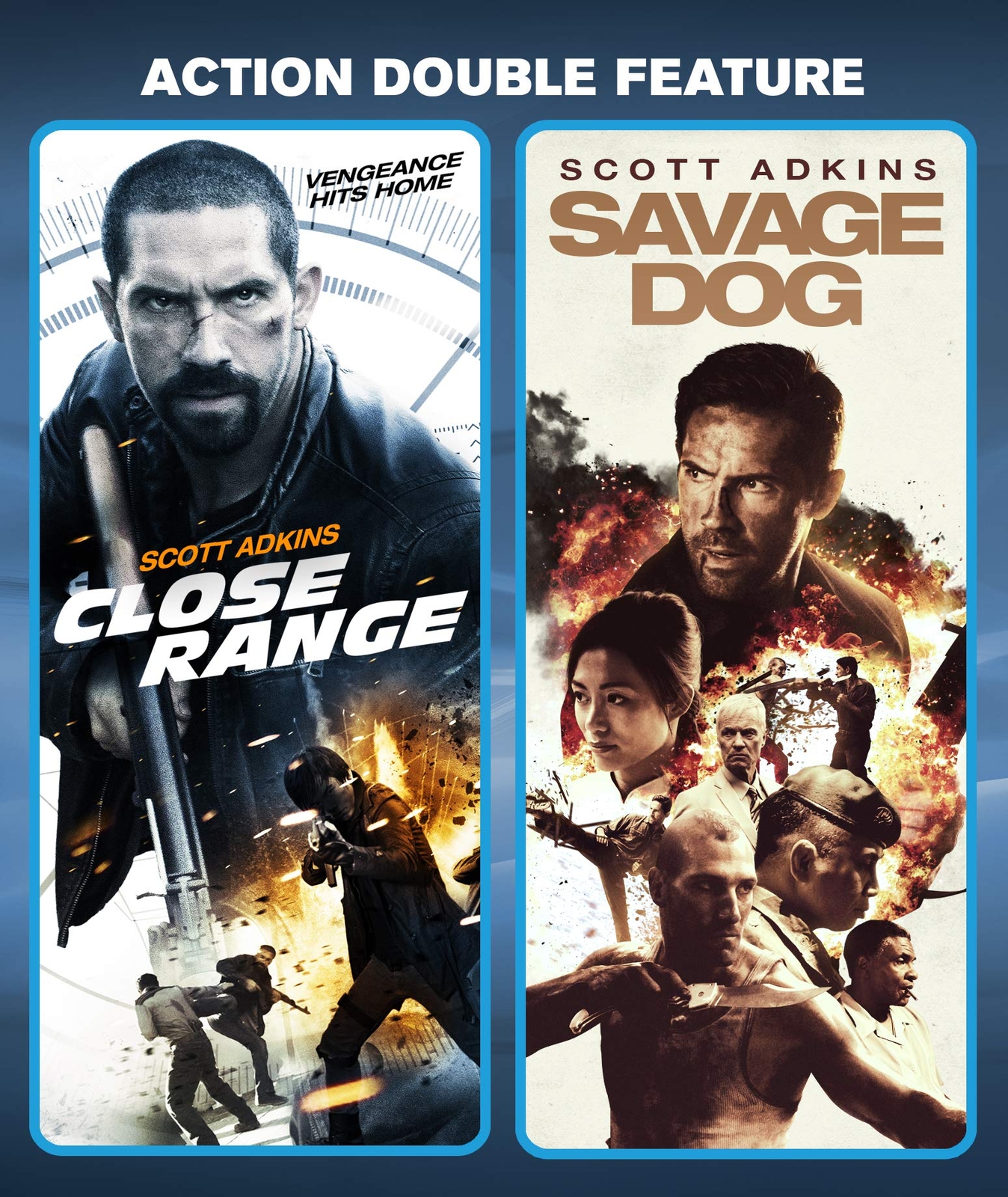 Close Range + Savage Dog (Scott Adkins Double Feature) (Blu-ray) Scott Adkins