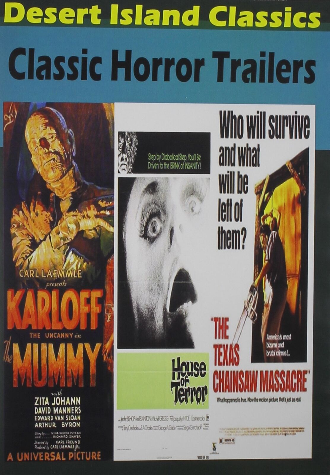 Classic Horror Trailers (DVD) Various