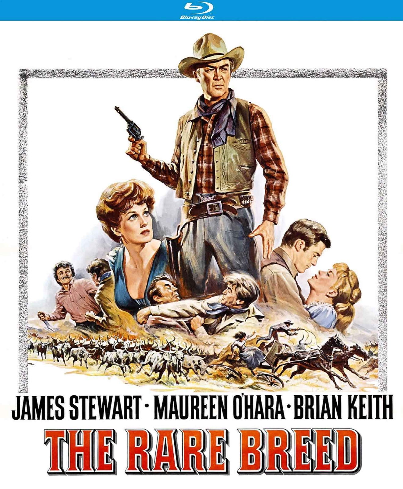 The Rare Breed (Blu-ray) James Stewart Maureen O'Hara Brian Keith
