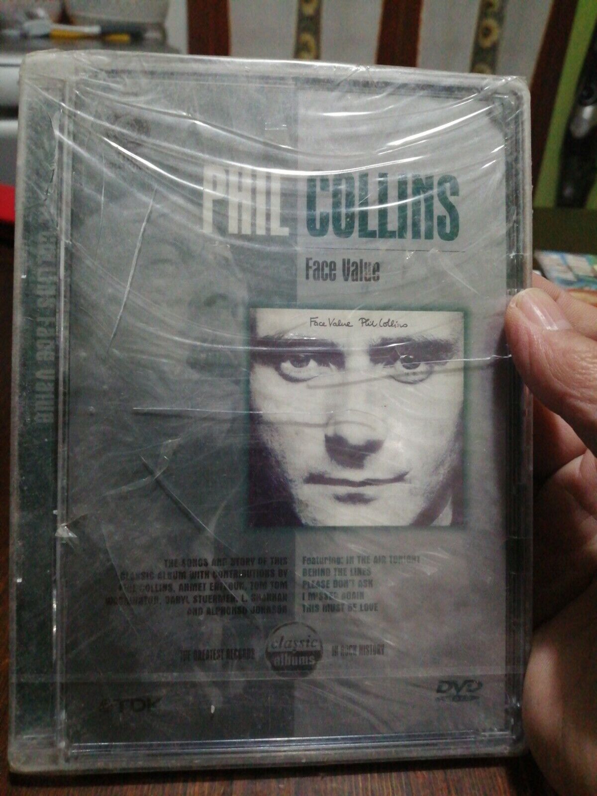 Phil Collins Face Value Dvd Nuovo Sigillato Musicale