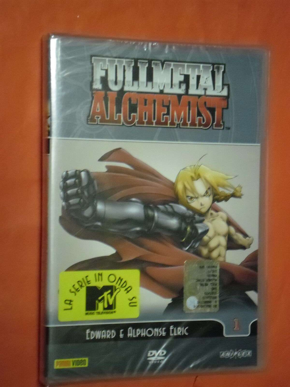 FULLMETAL ALCHEMIST vol 1 - dvd PANINI VIDEO nuovo e sigillato edward e alphonse