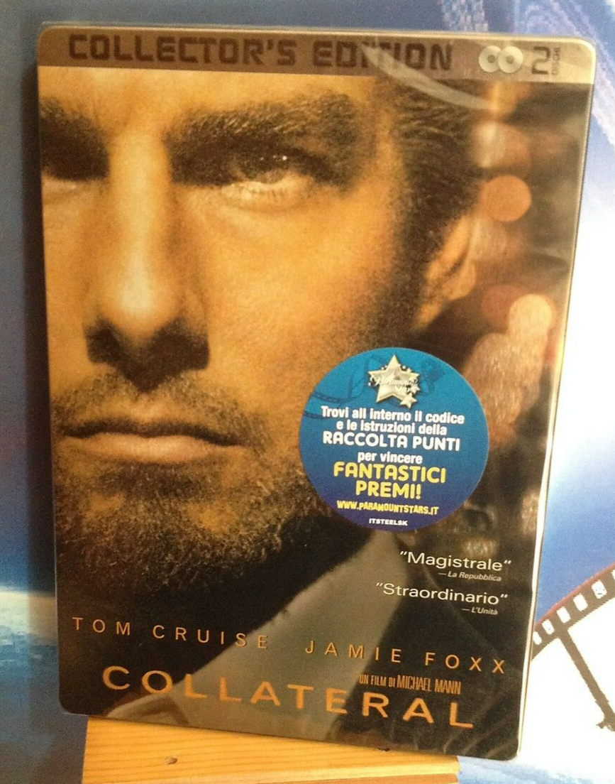 Collateral DVD  Tom Cruise Jamie Fox steelbook italiano  *NUOVO*