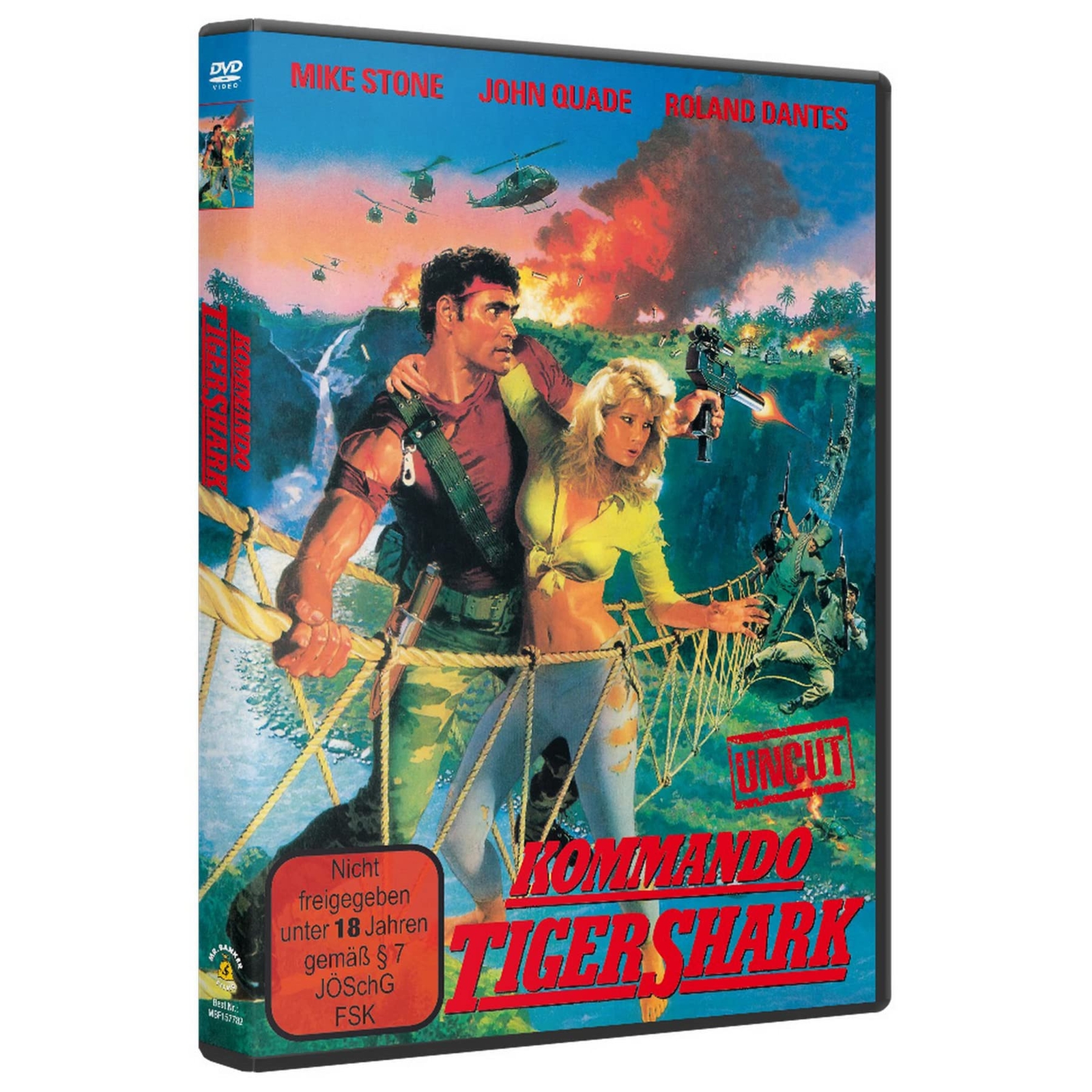 Kommando Tigershark - Uncut (DVD) Mike Stone John Quade Pamela Jean Bryant
