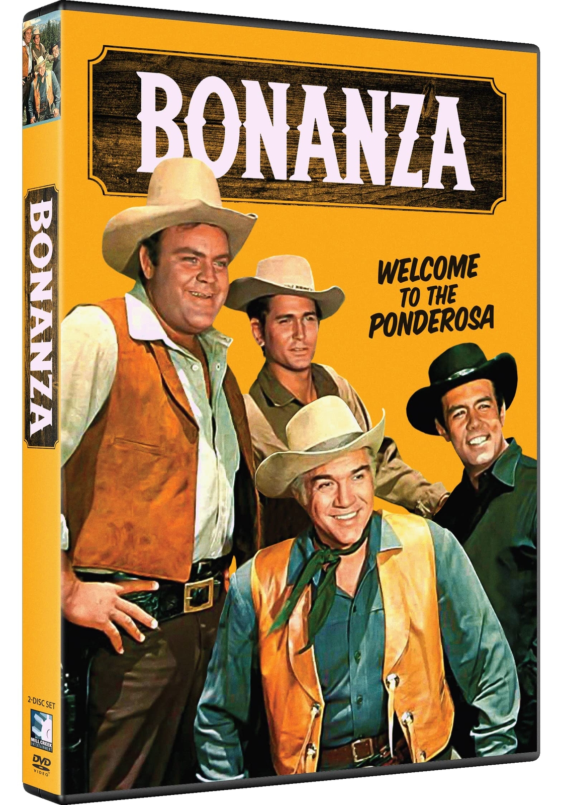 Bonanza - 10 Episodes (DVD) Lorne Greene Pernell Roberts Dan Blockeer