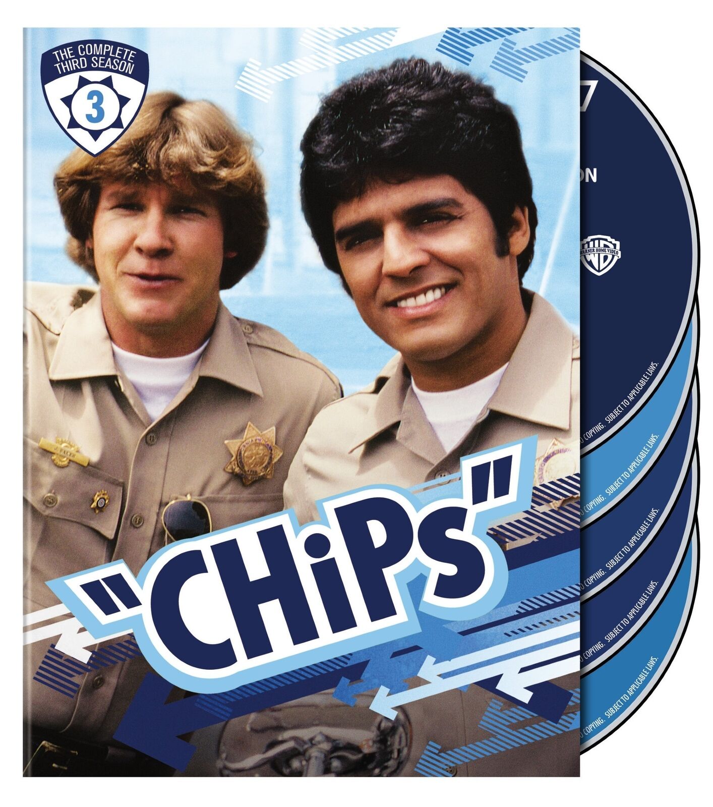 Chips: Season 3 (DVD) Larry Wilcox Erik Estrada Robert Pine Paul Linke