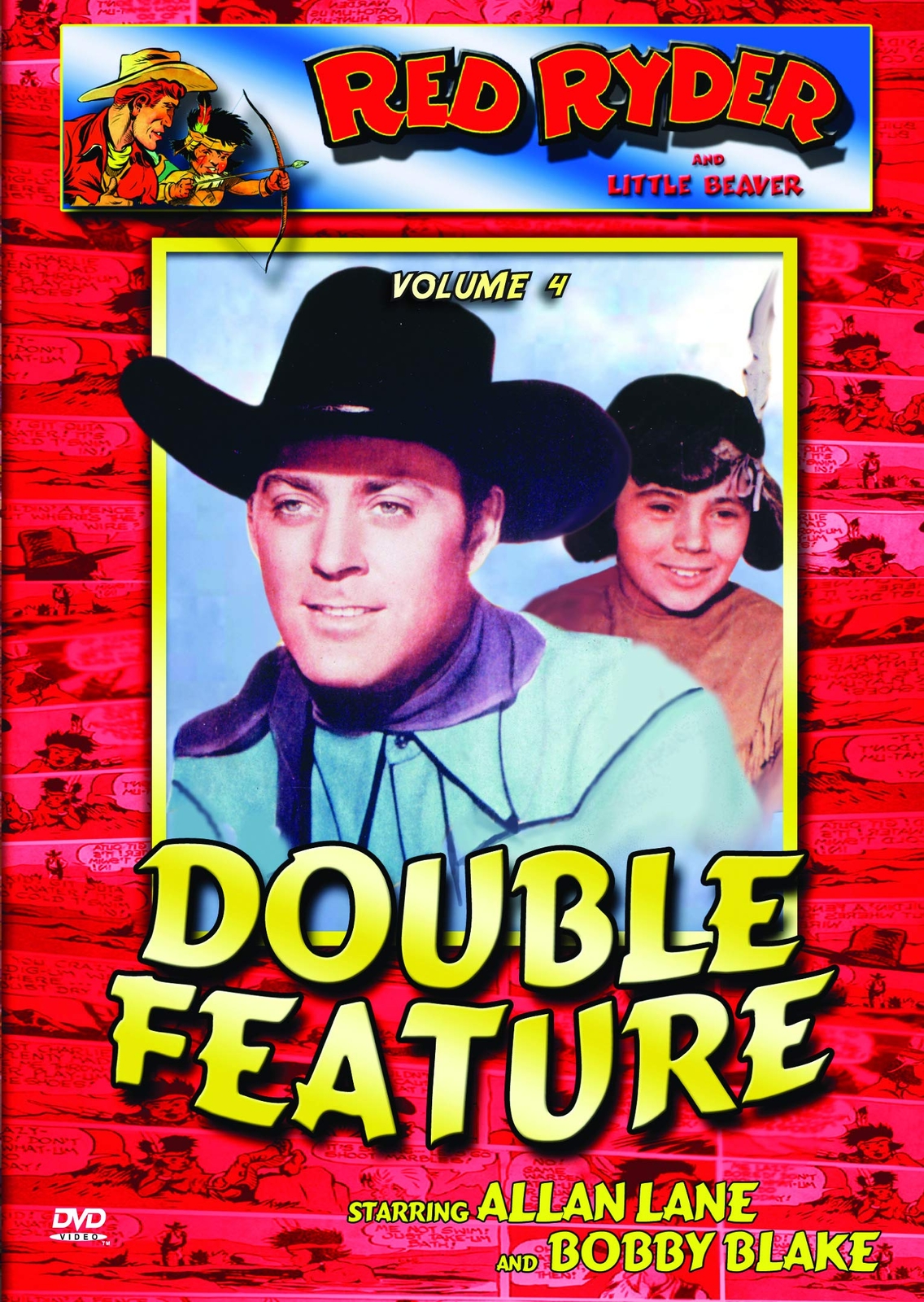 Red Ryder Western Double Feature Vol 4 (DVD) Robert Blake Allan Lane Bobby Blake