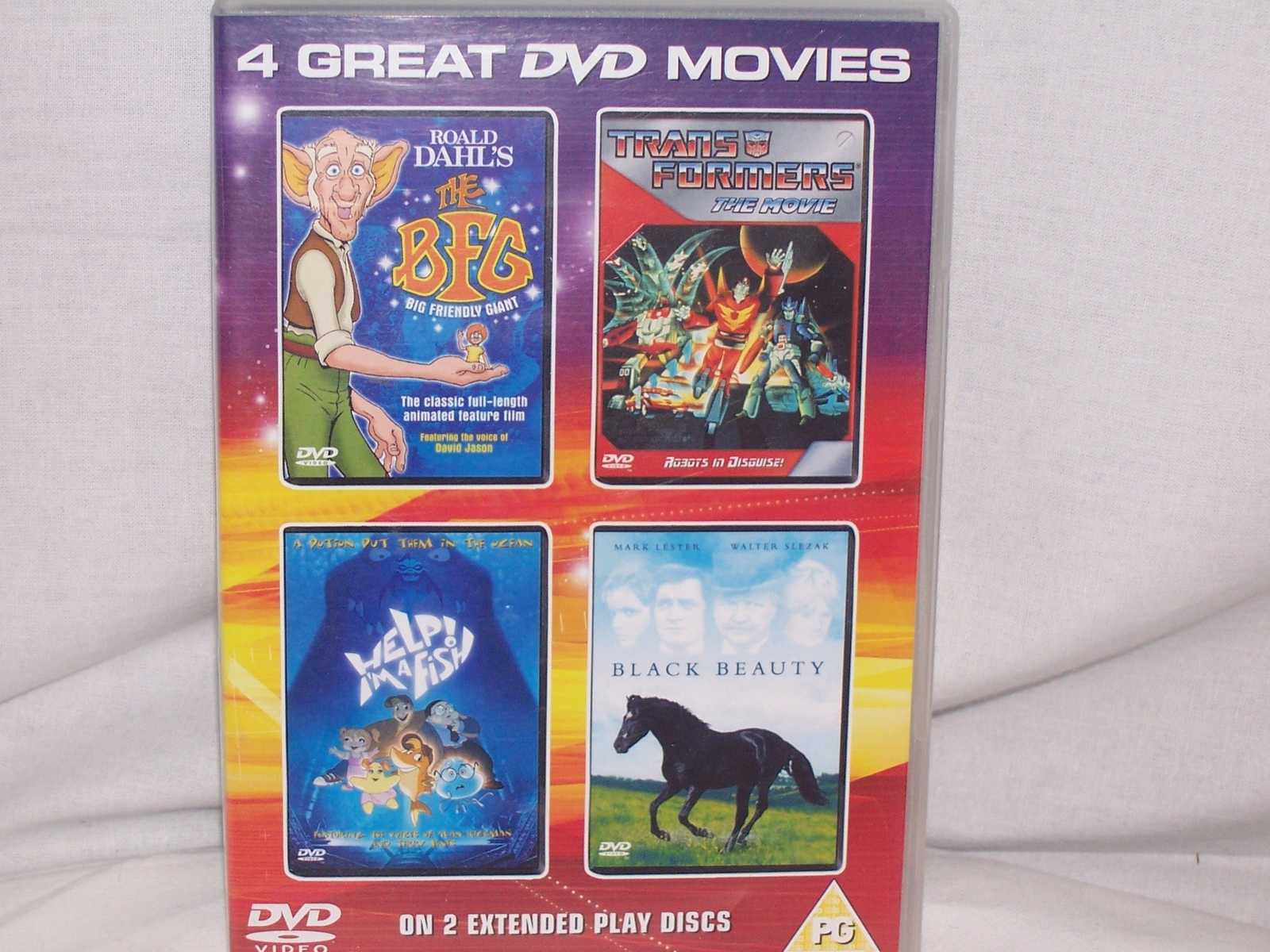 The BFG/Transformers The Movie/Help I'm A Fish/Black Beauty -Very Good Con (DVD)