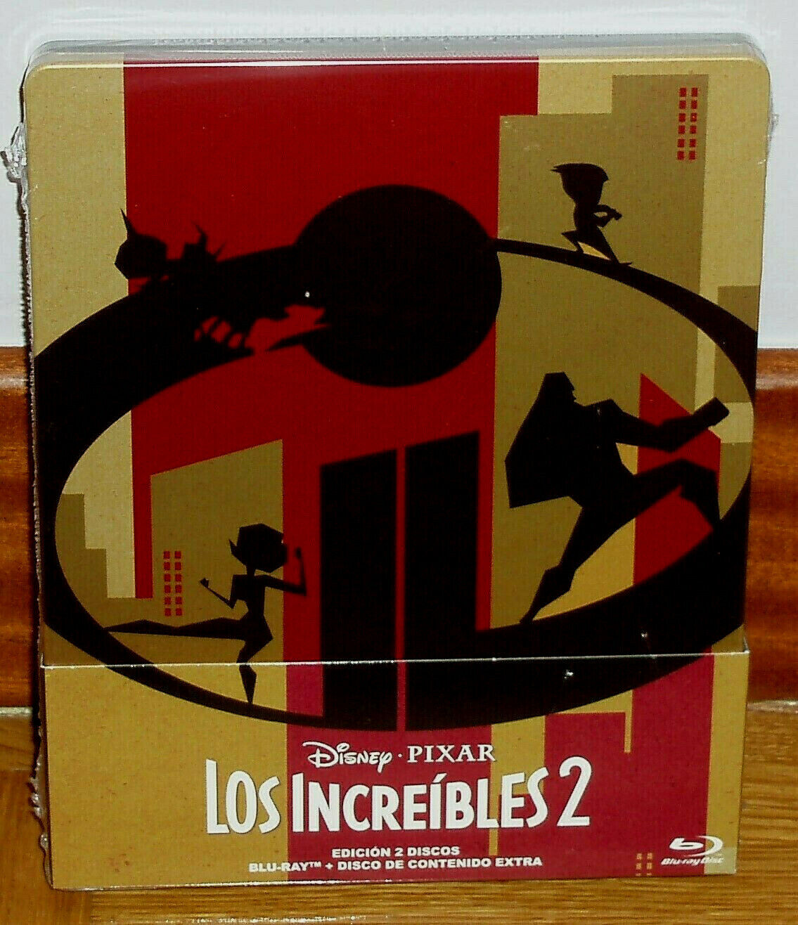 Los Incredibile 2 (The Incredibles 2) Disney 2 Blu-Ray Nuovo Steelbook a-B-C