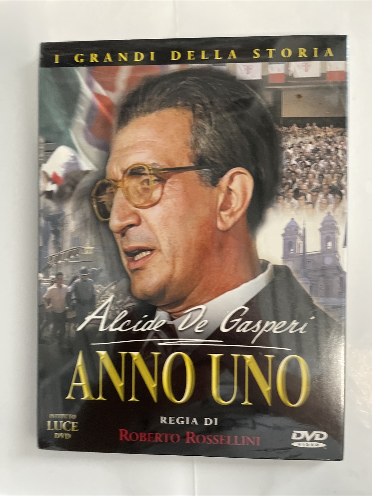 ALCIDE DE GASPERI - ANNO UNO - DVD - nuovo - Roberto Rossellini