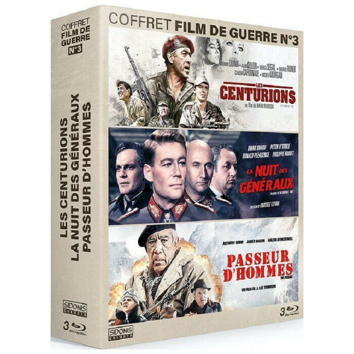 Le Centurioni + La Nuit Generali + Contrabbandiere Uomo Cofanetto Blu-Ray Nuova