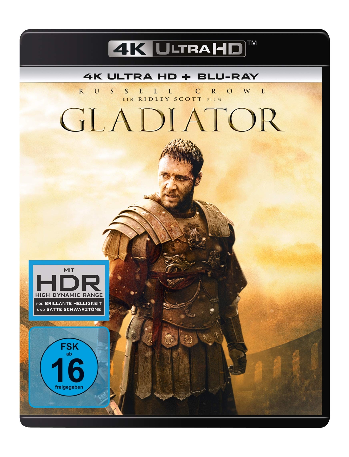 Gladiator (4K Ultra-HD) (+ Blu-ray 2D) (4K UHD Blu-ray) Crowe Russell Phoenix