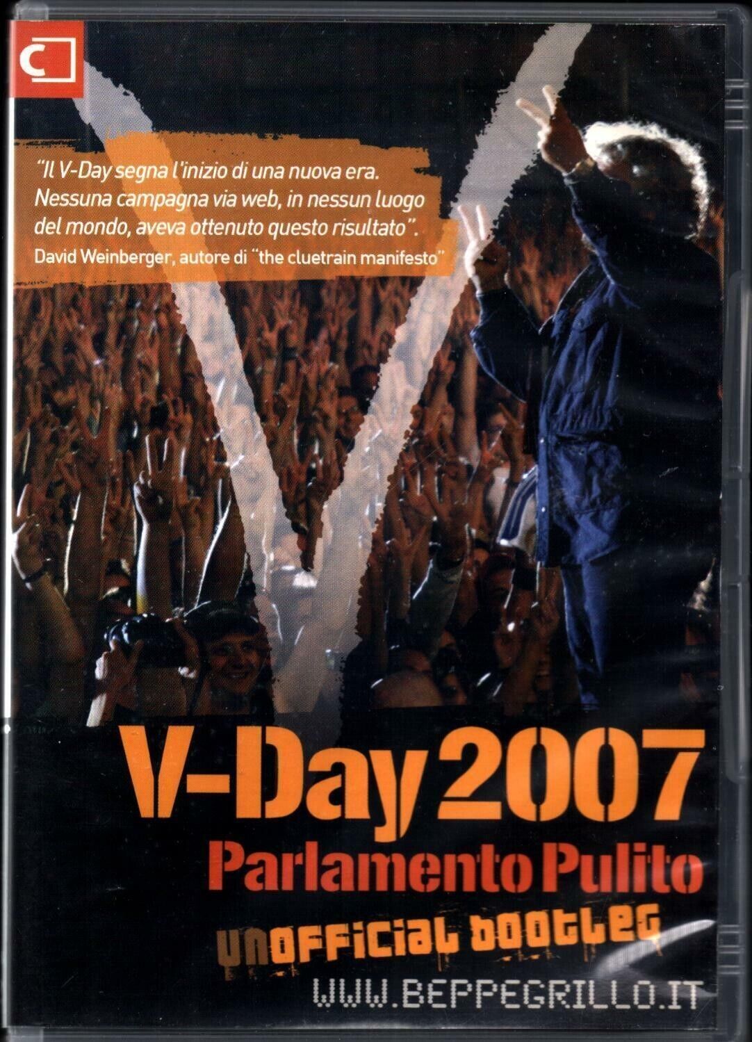 V-DAY PARLAMENTO PULITO BEPPE GRILLO DVD