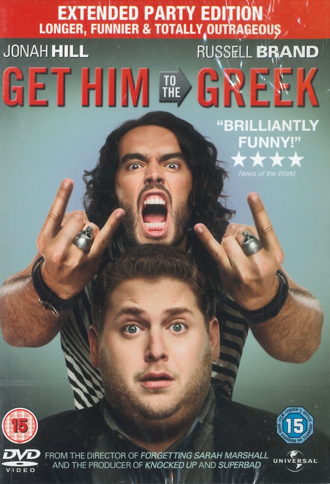 Get Him To The Greco (2010) Esteso Festa Edizione Nuovo Sealed DVD, Jonah Hill