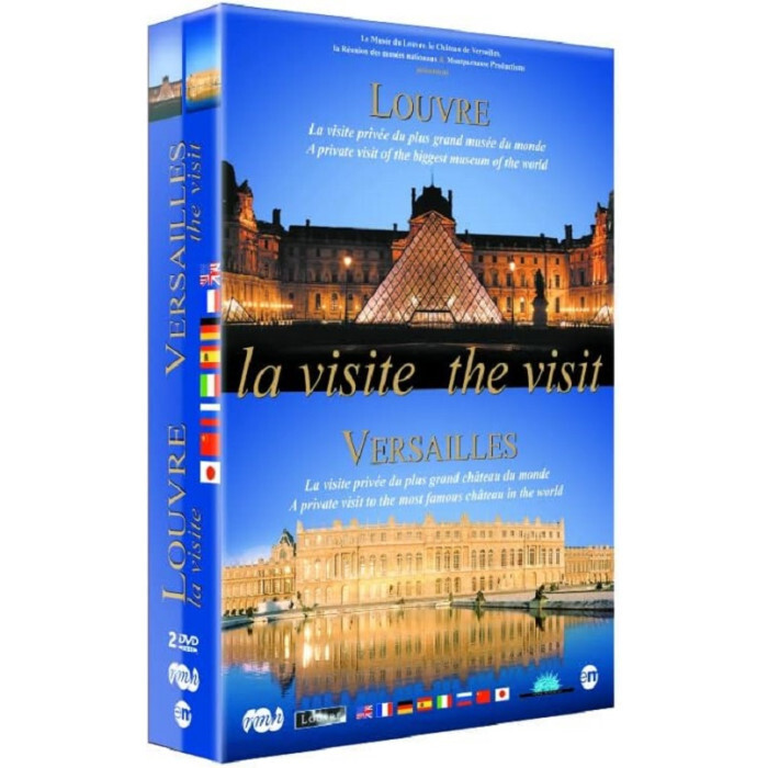 Versailles La Visita Il Louvre Cofanetto DVD Nuova