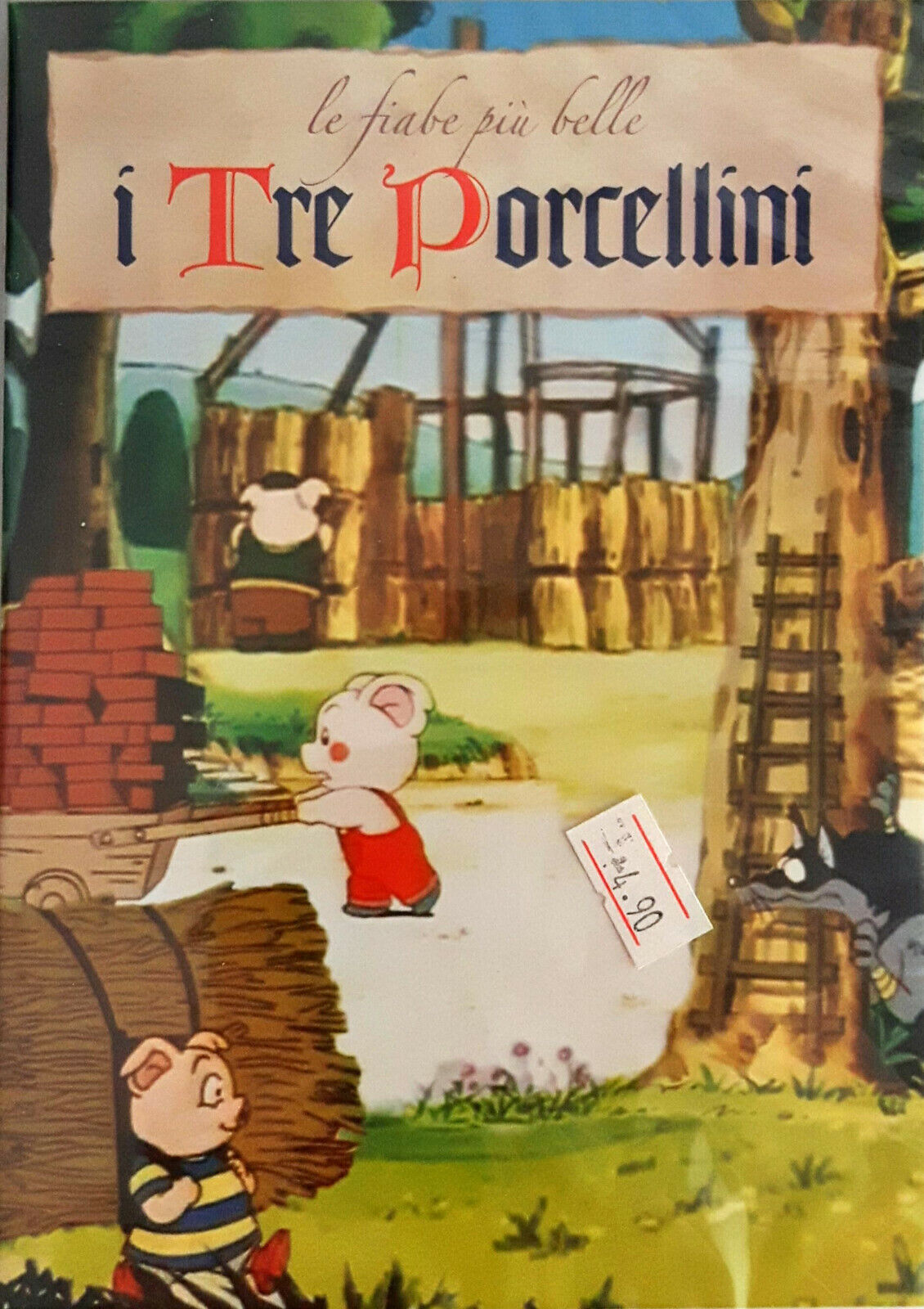 I tre porcellini - Le fiabe più belle DVD SIGILLATO SEALED