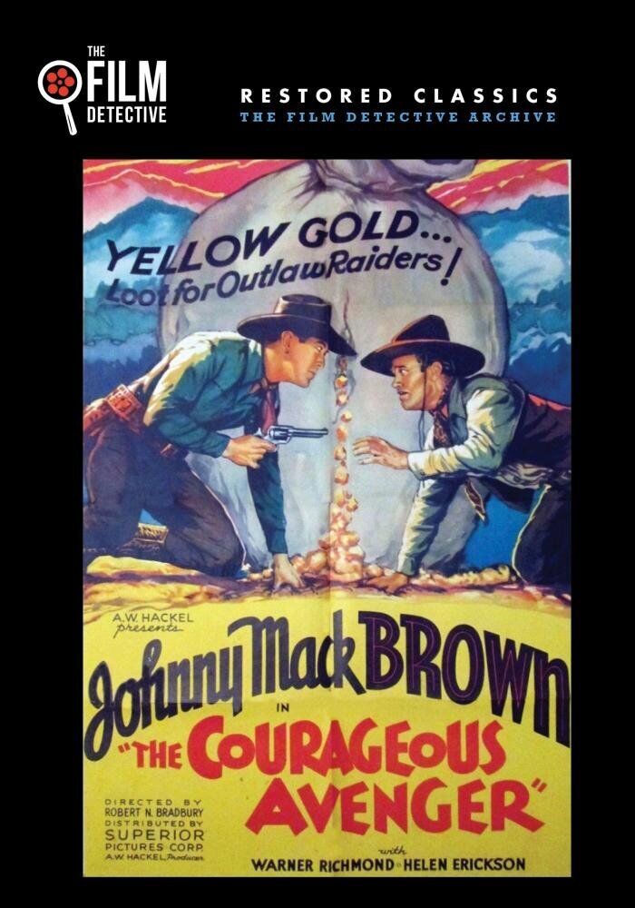 The Courageous Avenger (DVD) Helen Ericson Johnny Mack Brown Warner Richmond