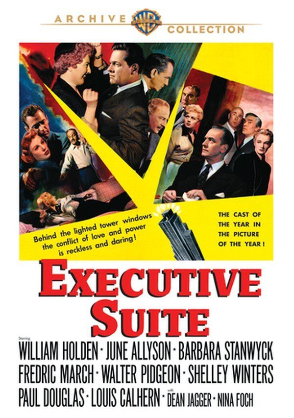 Executive Suite DVD (1954) - William Holden, Barbara Stanwyck, -