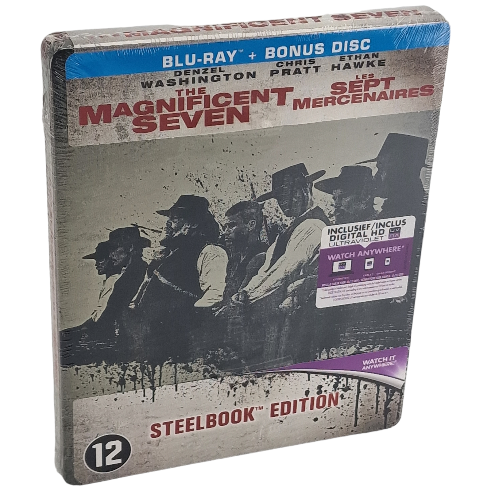 Le 7 Mercenari Blu-Ray + Bonus Steelbook Denzel Washington, Chris Pratt, B