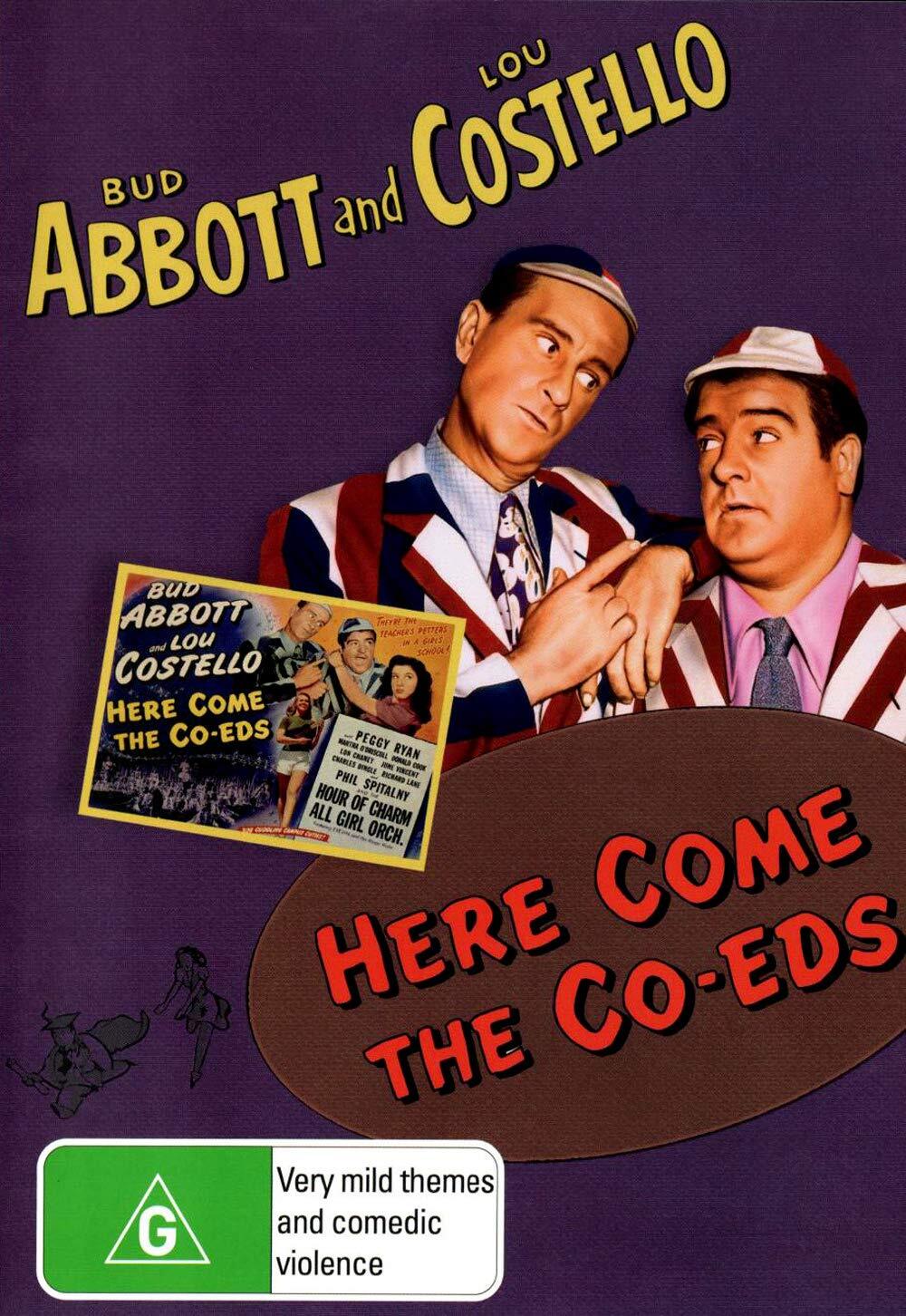 Here Come the Co-Eds (DVD) Bud Abbott Lou Costello Peggy Ryan Martha O'Driscoll