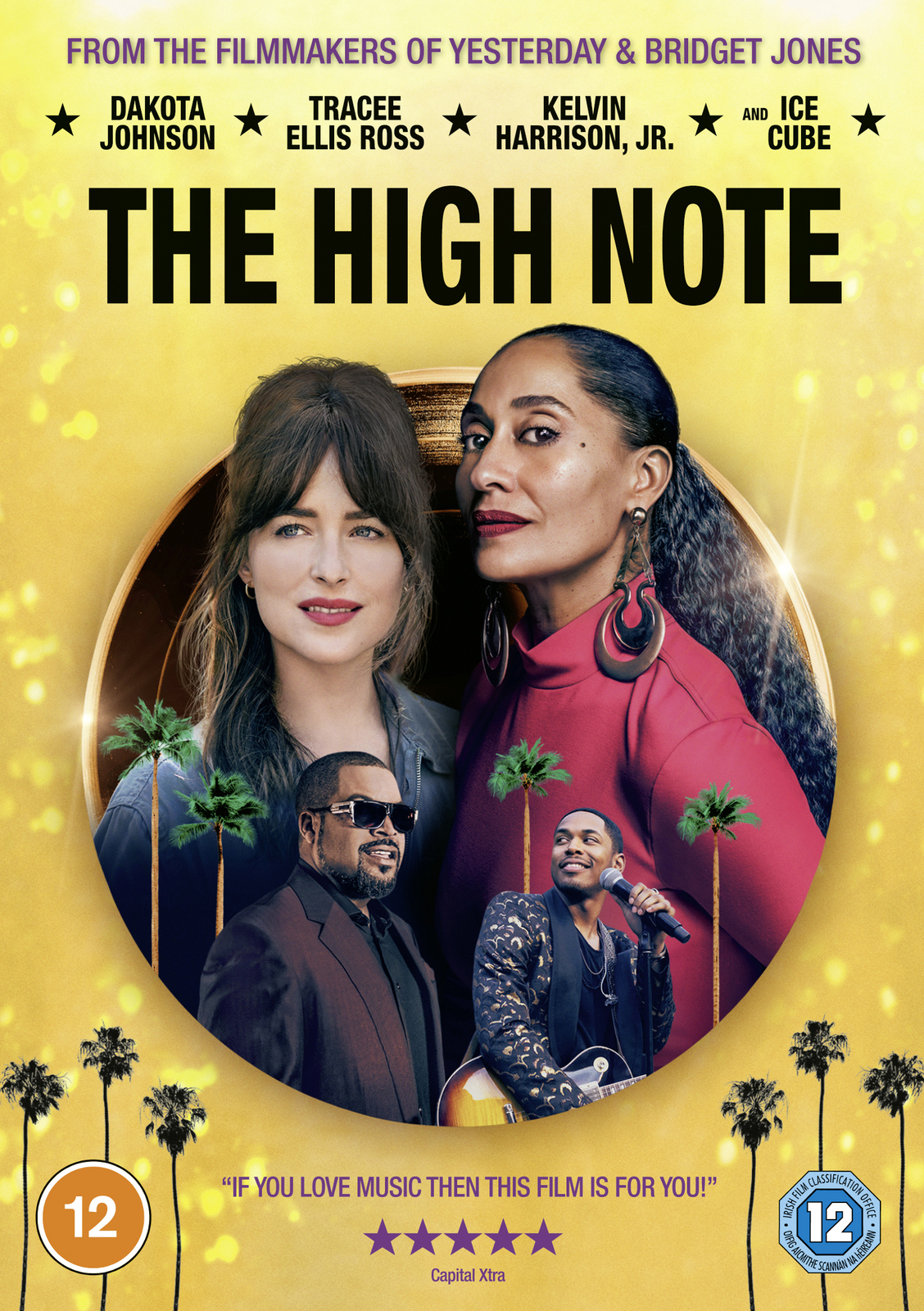 The High Note (DVD) Tracee Ellis Ross Kelvin Harrison Bill Pullman Zoe Chao Jr.