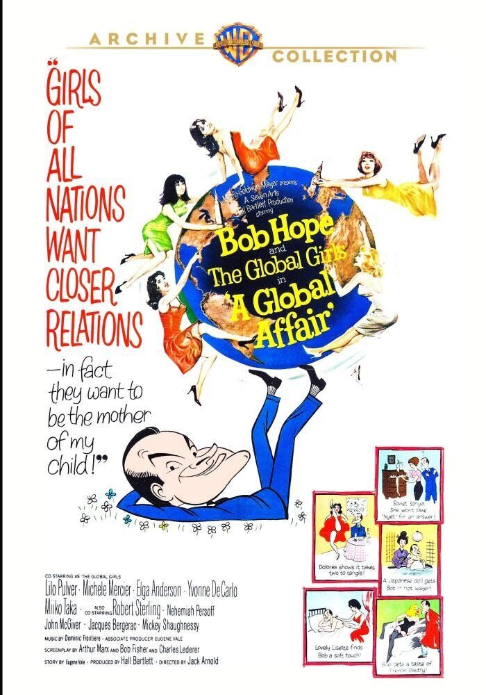A Global Affair (DVD) Bob Hope Elga Andersen Hugh Downs Jacques Bergerac