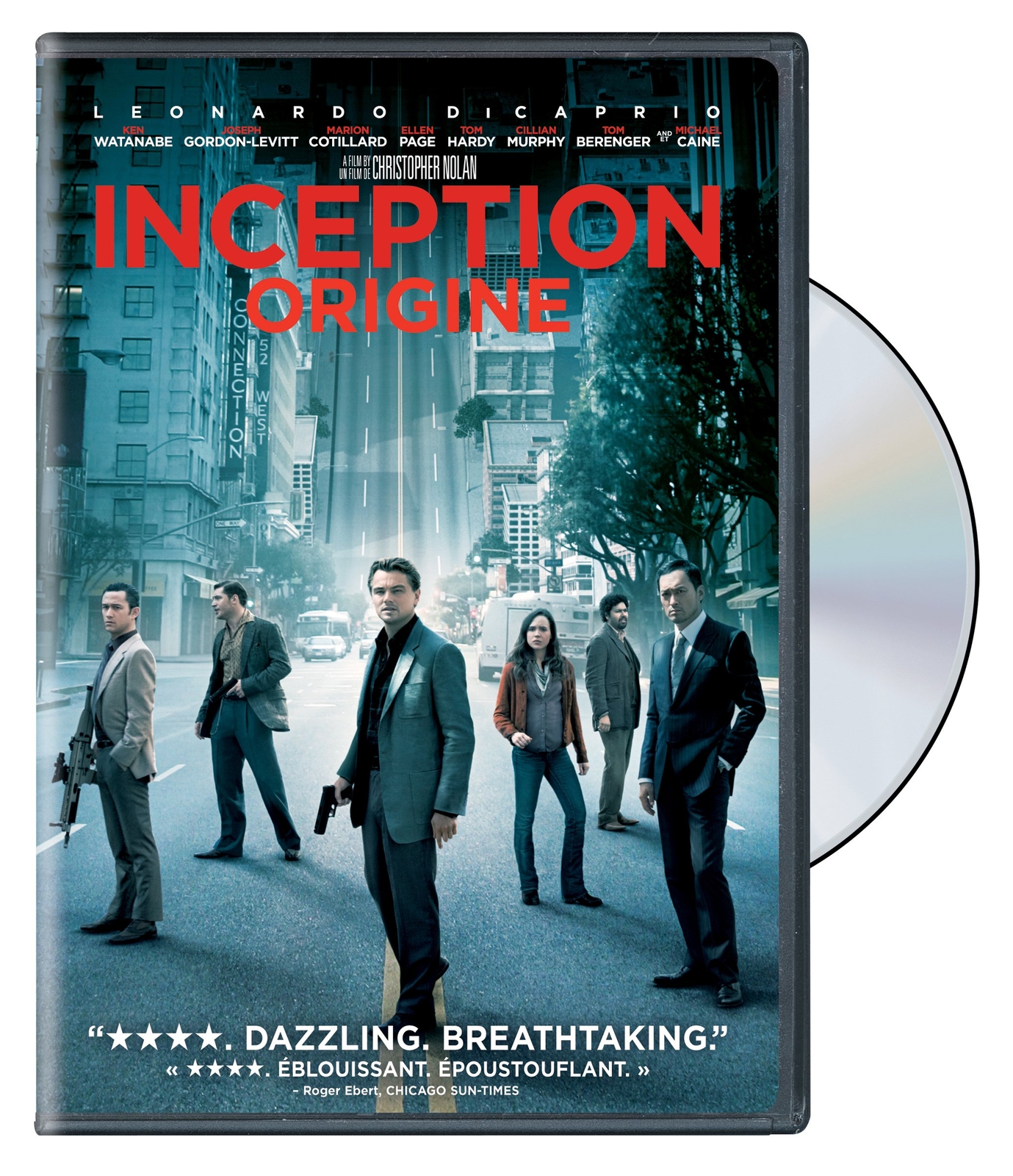 Inception (DVD) Leonardo DiCaprio Ken Watanabe Ellen Page