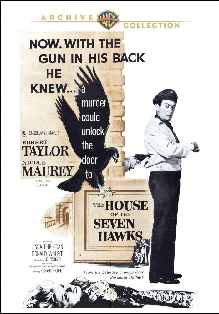 The House Of The Seven Hawks (DVD) Linda Christian Nicole Maurey Robert Taylor