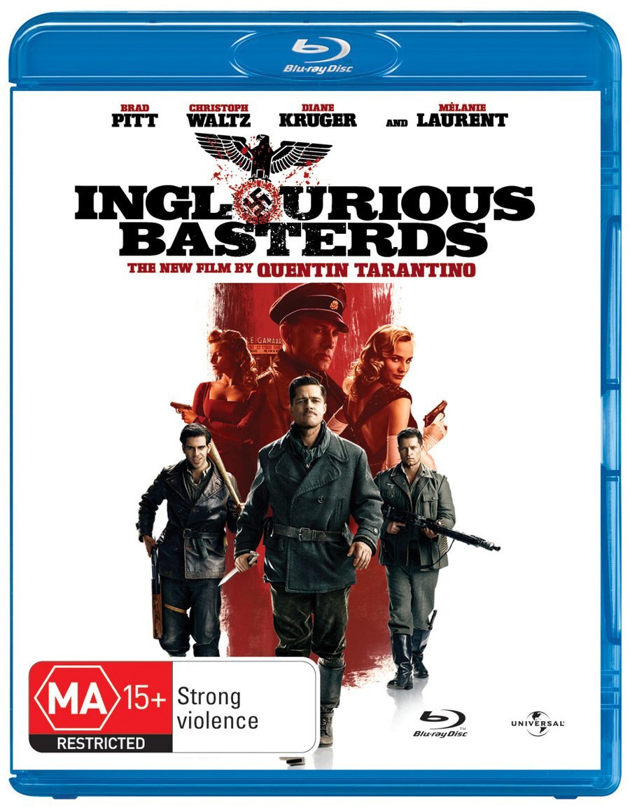 Inglourious Basterds (Blu-ray) Christoph Waltz Eli Roth Michael Fassbender