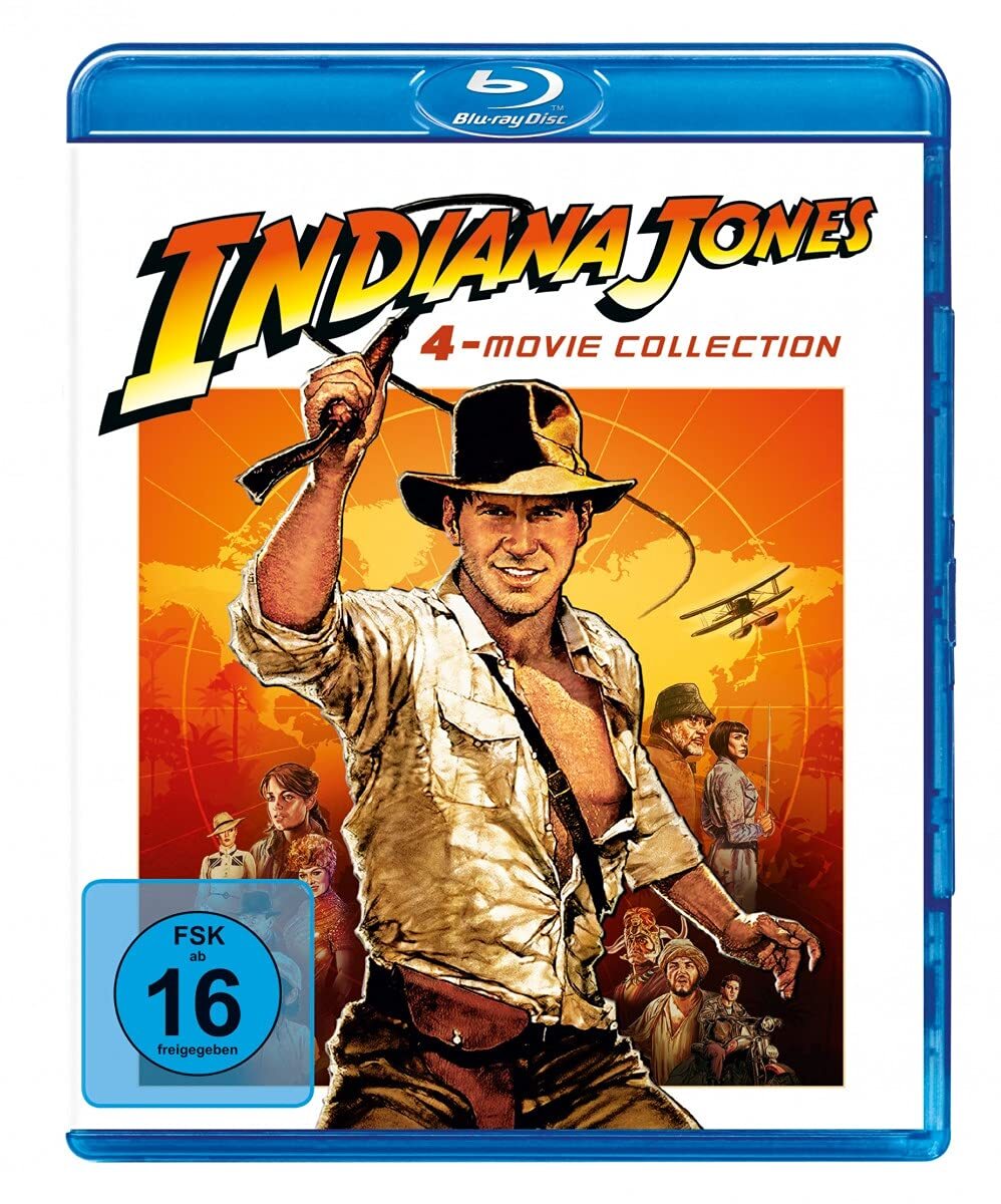 Indiana Jones – 4-Movie Collection [Blu-ray] (Blu-ray) Harrison Ford: