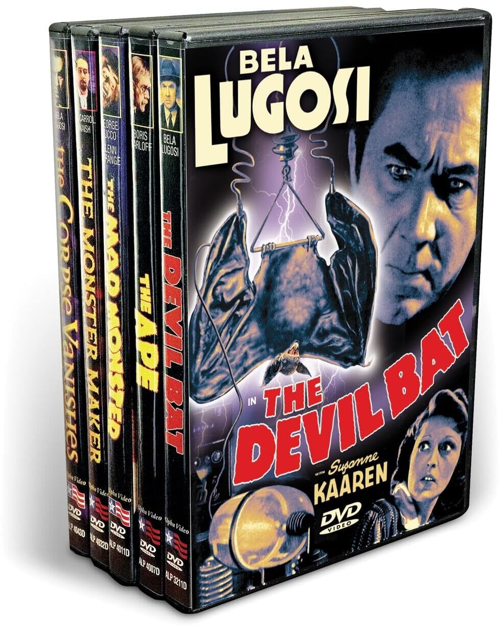Mad Scientists & Demented Doctors Collection (DVD) Bela Lugosi Boris Karloff