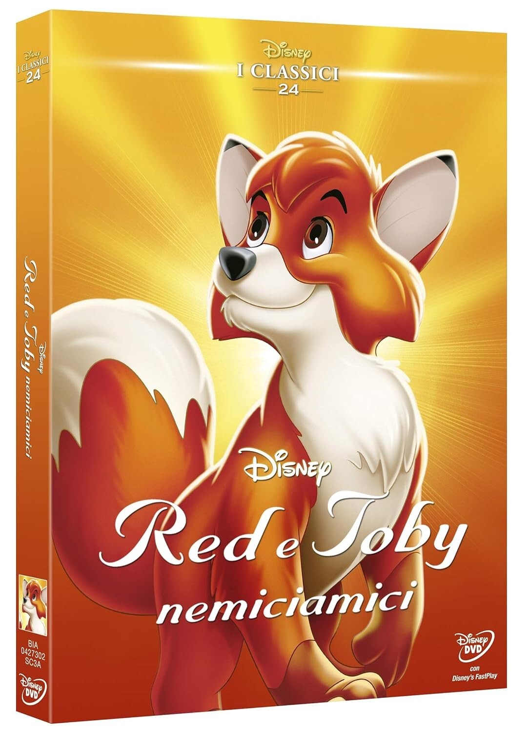 Dvd RED E TOBY NEMICIAMICI Disney nuovo sigillato slipcase 1981
