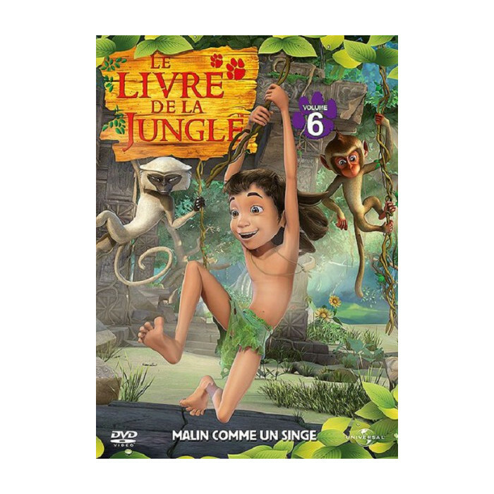 Il Libro Della Giungla Volume 6 Malin Come Un Scimmia DVD Nuova