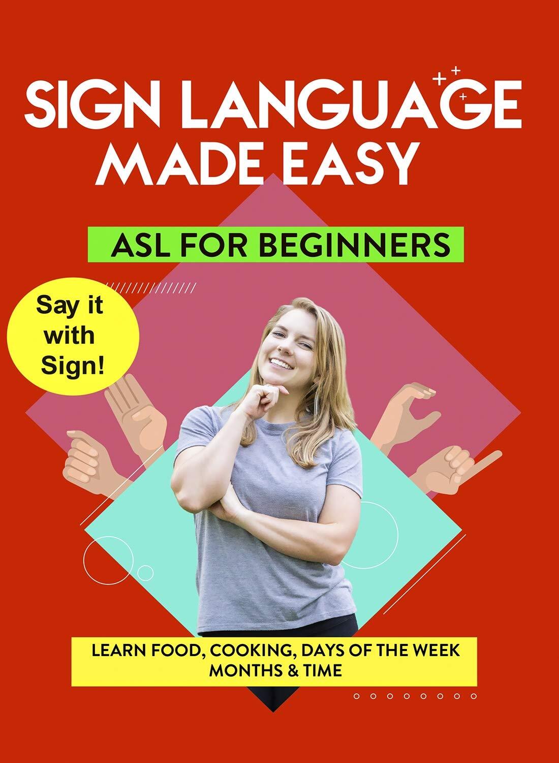 American Sign Language Made Easy - Learn Food, Cooking, Days of the Week,  (DVD)
