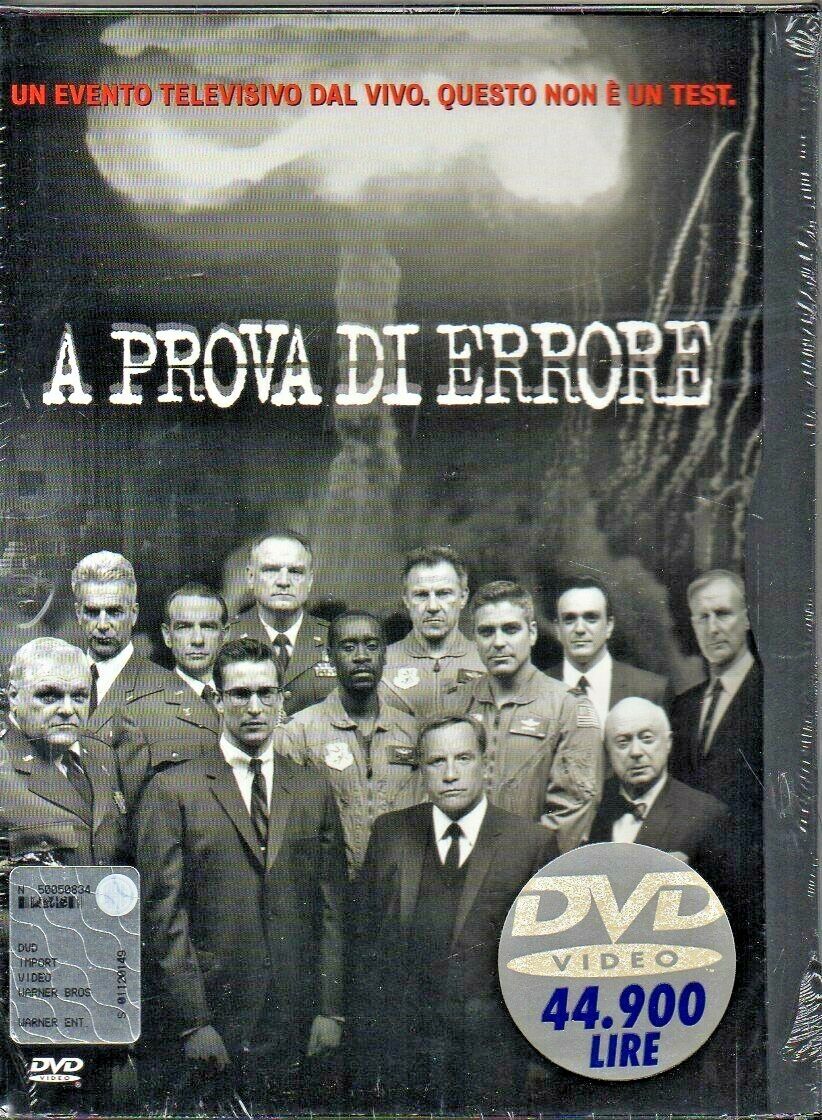 A PROVA DI ERRORE - DVD (NUOVO SIGILLATO) ED. SNAPPER  RARO !!
