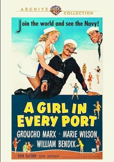 A Girl In Every Port (DVD) Dee Hartford Don DeFore Teddy Hart William Bendix