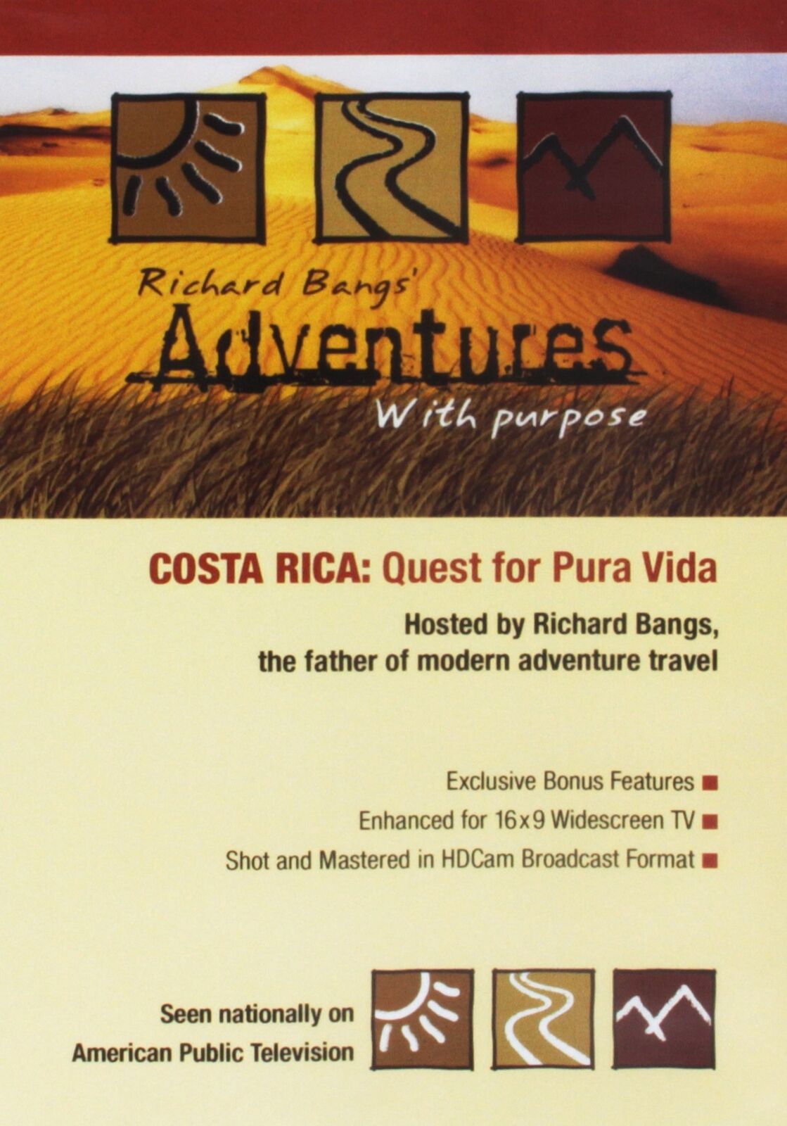 Adventures with Purpose: Costa Rica (DVD) Richard Bangs