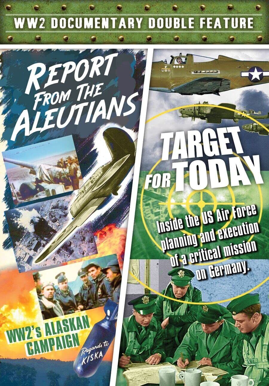 World War II Documentary Double Feature: Report From The Aleutians (1943)  (DVD)