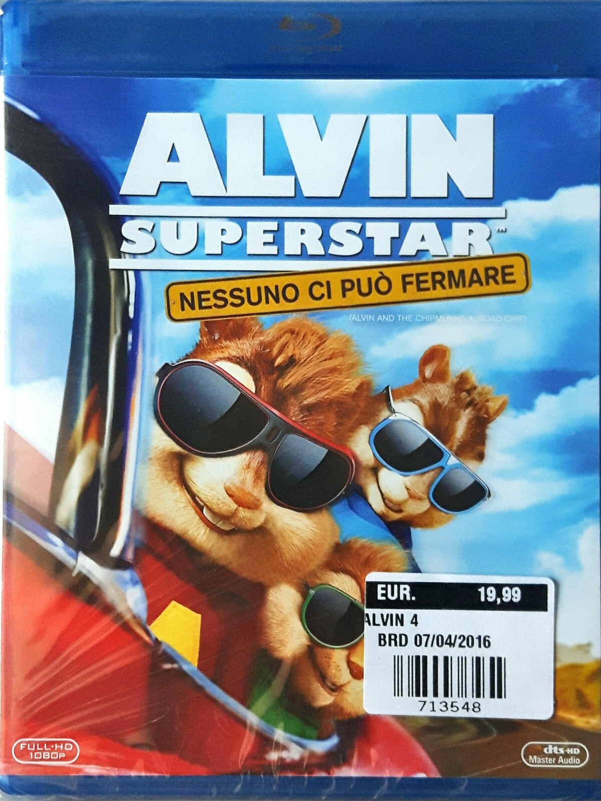 Alvin Superstar - Nessuno ci può fermare Blu-Ray Disc Sealed Sigillato