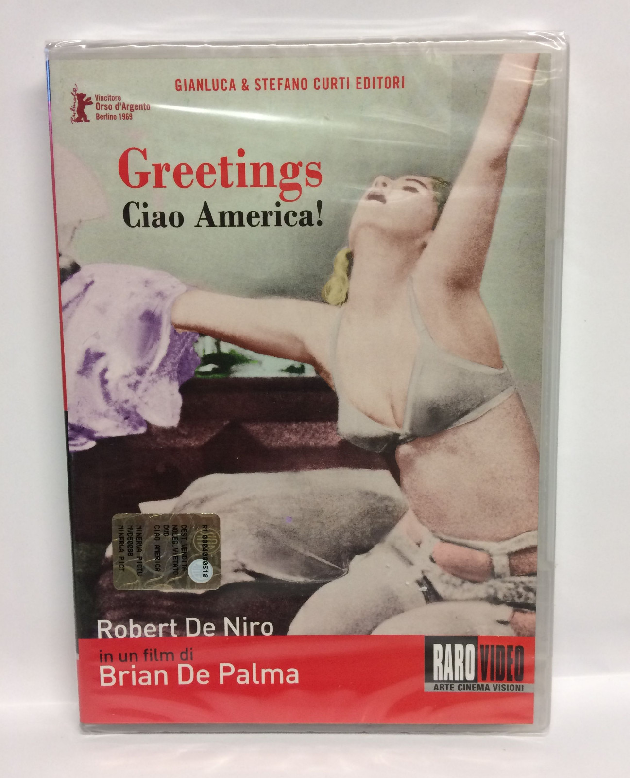 GREETINGS CIAO AMERICA - DVD ROBERT DE NIRO, BRIAN DE PALMA (1970)