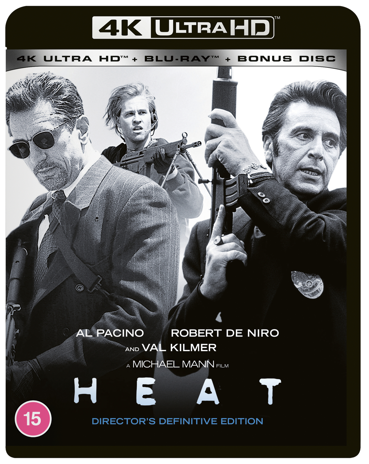 Heat (4K UHD Blu-ray) Tom Sizemore Jon Voight Diane Venora Wes Studi Ashley Judd