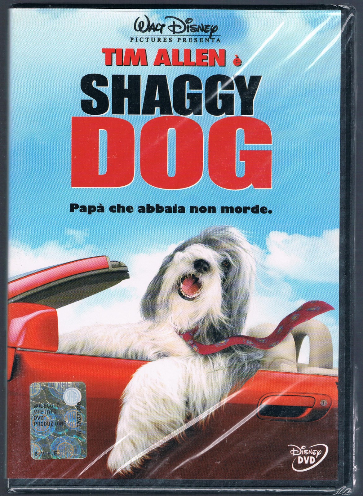 SHAGGY DOG PAPA' CHE ABBAIA NON  MORDE  DVD DISNEY  SIGILLATO!!!