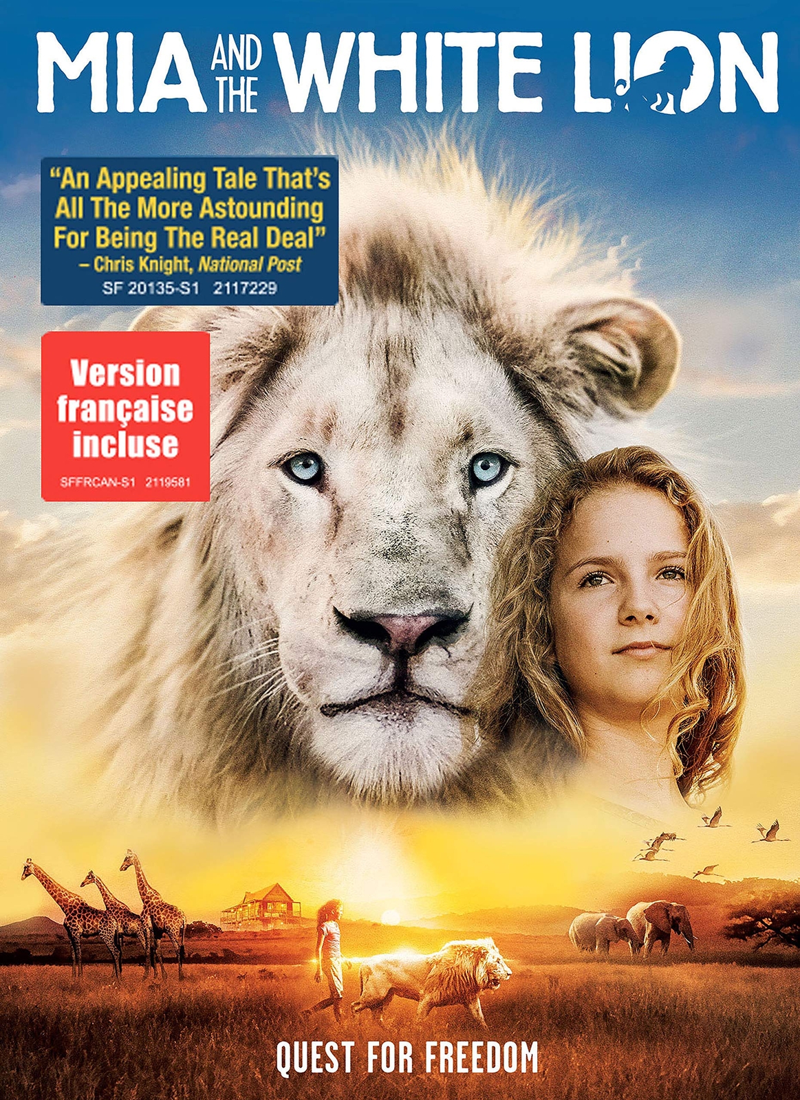 Mia and the White Lion (DVD) Daniah De Villiers Melanie Laurent Langley Kirkwood