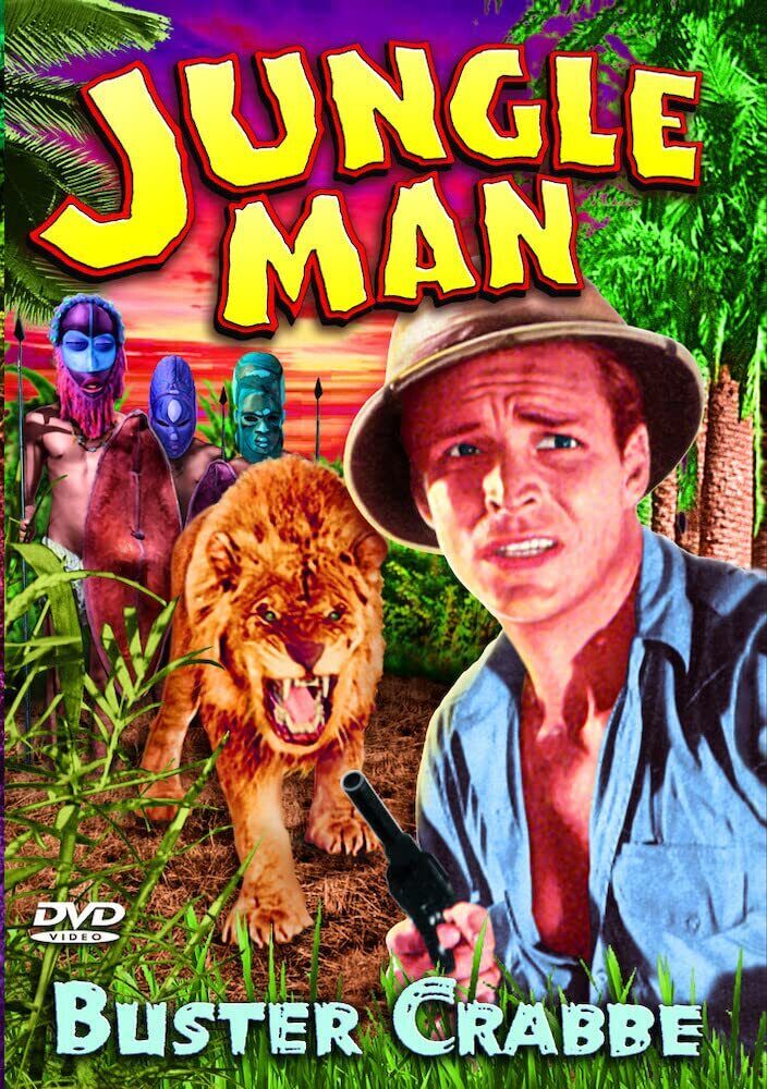 Jungle Man (DVD) Buster Crabbe Charles Middleton