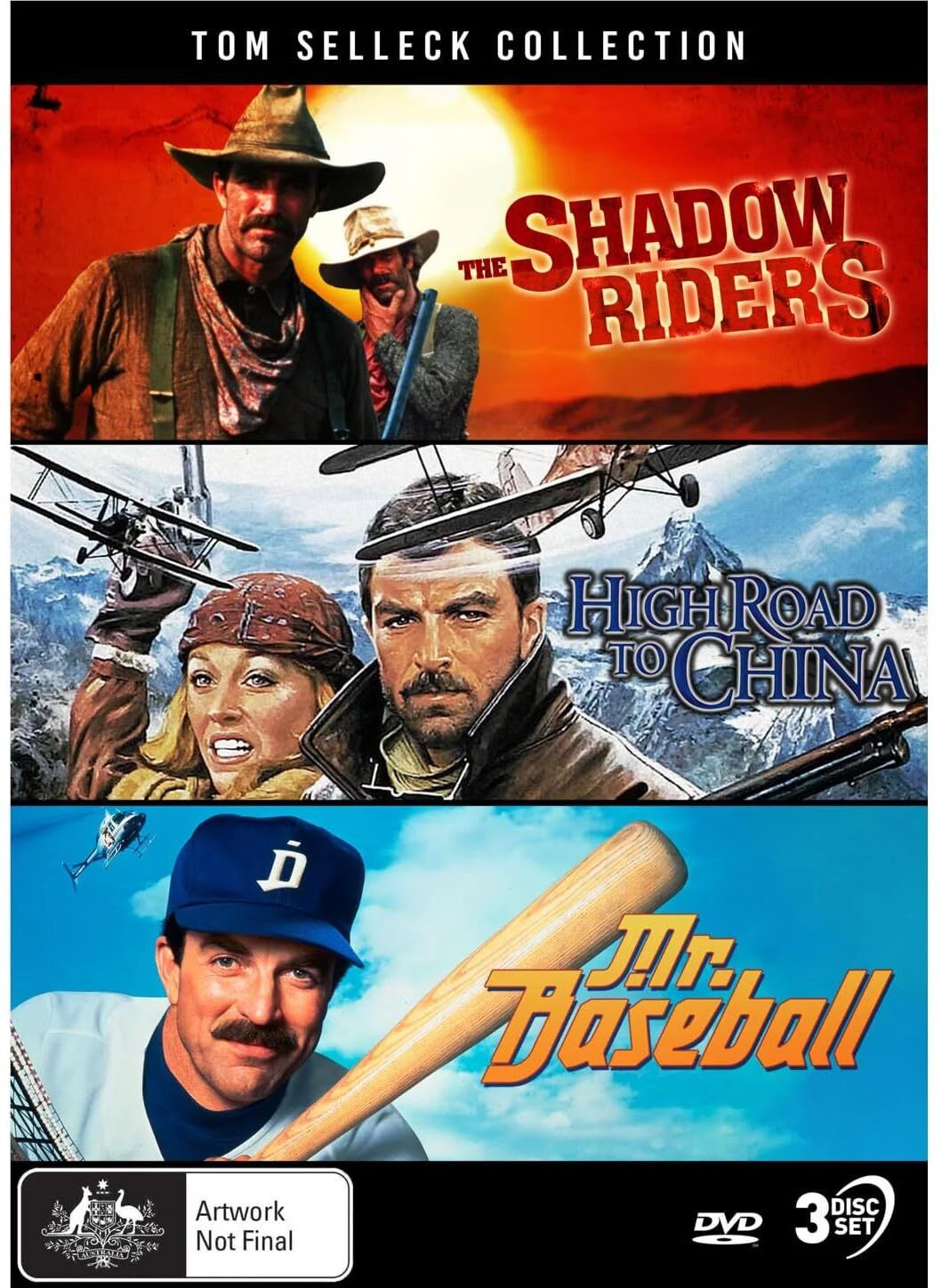 Tom Selleck Collection: The Shadow Riders / High Road to China / Mr. Baseb (DVD)